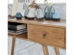 Consola de madera de mindi maciza^BERAH GETAH Best