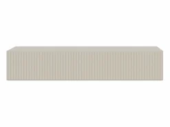 Consola flotante con cajón - Gris beige - 90 cm - VELDIO^SELSEY Discount