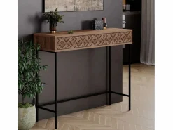 Venprodin Consola Heaton 110 cm Roble Marru00f3n New