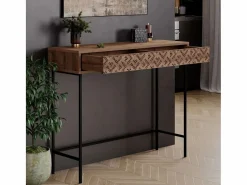 Venprodin Consola Heaton 110 cm Roble Marru00f3n New