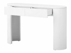 Consola mesa 120x33x76cm - con 2 cajones - Esquinas redondeadas - MDF -^ModernLuxe New