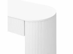 Consola mesa 120x33x76cm - con 2 cajones - Esquinas redondeadas - MDF -^ModernLuxe New