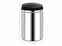 Contenedor automático con sensor de acero inoxidable de 30 litros 02_0006041^Helloshop26 New