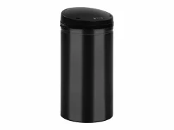 Helloshop26 Cubo De Basura Para Cocina|Contenedor automático con sensor de 50 litros acero al carbono negro 02_0006087