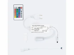Controlador Manguera LED Redonda 220V AC 36 LED/m RGB IP65 Corte 100 cm RGB^Ledkia New