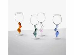 Copa de vidrio borosilicato, Cactus, turquesa 350 ml, Desert Plants Azul Sale