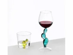 Copa de vidrio borosilicato, Cactus, 350 ml, Desert Plants Amarillo Hot