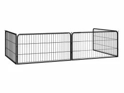Corral para perros 4 paneles acero con recubrimiento en polvo^Clicnbuy
