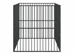 Clicnbuy Seguridad Para Mascotas|Corralito para perros con 4 paneles acero galvanizado