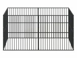 Corralito para perros con 8 paneles acero galvanizado^Clicnbuy Outlet
