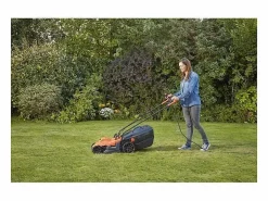 Black+Decker Cortacésped BLACK + DECKER 1400W 34cm - Mango tipo bicicleta BEMW461BH Naranja Outlet