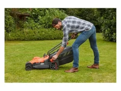 Black+Decker Cortacésped BLACK + DECKER 1400W 34cm - Mango tipo bicicleta BEMW461BH Naranja Outlet