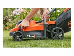 Black+Decker Cortacésped inalámbrico BLACK & DECKER BCMW3336L1-QW - 36V - 33 cm - 2,5Ah - Mulching Negro Discount