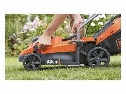 Black+Decker Cortacésped|Cortacésped inalámbrico 33 cm LITHIUM 18V - 2,5Ah - 2 baterías - 1 cargador