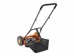 Cortacésped Manual SucceBuy, Ancho de Corte 40cm, Equipado con 5 Cuchillas de Acero, sin Motor, Altura de Corte Ajustable de 1.5 a 4.5 cm Negro Discount