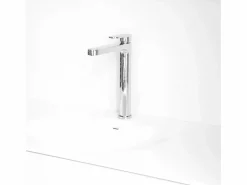 Essebagno Cortes Grifo mezclador alto para lavabo cromado Plateado Sale