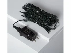 Ledkia Guirnalda Luminosa|Cortina de Guirnaldas LED 3m Short Negro 3000K Cálido