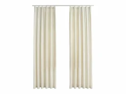 Cortinas opacas con ganchos 2 pzas terciopelo 140x225 cm ES926507^ Online