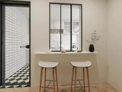Cristalera corredera de aluminio termolacado 90 x130 cm, RAVENA^Vente-unique Best