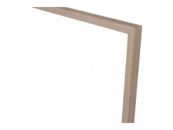 Vente-unique Cristalera de esquina de taller de aluminio termolacado - L210 x L60 x Alt. 105 - Natural claro - BAYVIEW Color natural claro Online