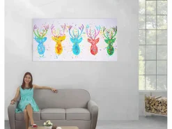 Cuadro al óleo Ciervo II pintado a mano^MCW Outlet