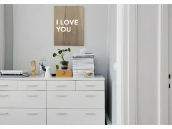 DECOWOOD Cuadro de madera I love you Multicolor Outlet