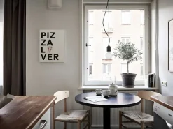 DECOWOOD Cuadro de madera Pizza Lover Multicolor Best
