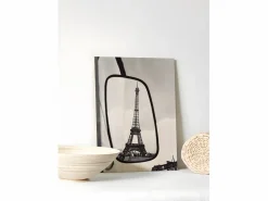 DECOWOOD Cuadro|Cuadro de madera Torre Eiffel