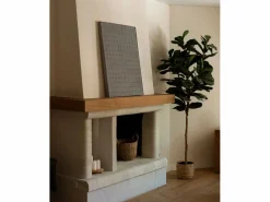 Cuadro decorativo sobre lienzo de algodón con marco de madera marrón claro pintado artesanalmente con pintura al oleo de 100x150cm - JAN -^DECOWOOD Clearance