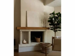Cuadro decorativo sobre lienzo de algodón con marco de madera marrón oscuro pintado artesanalmente con pintura al oleo de 100x150cm - LEO -^DECOWOOD New