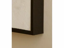 DECOWOOD Cuadro decorativo sobre lienzo de algodón con marco de madera blanco pintado artesanalmente con pintura al oleo de 100x150cm - MARINA - Multicolor Best
