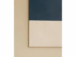 Cuadro decorativo sobre lienzo de algodón con marco de madera blanco pintado artesanalmente con pintura al oleo de 100x150cm - MARINA -^DECOWOOD Outlet