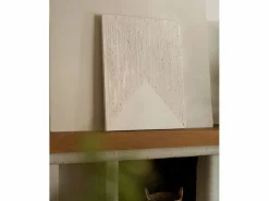 Cuadro decorativo sobre lienzo de algodón con marco de madera negro pintado artesanalmente con pintura al oleo de 100x150cm - ADRIANA -^DECOWOOD Online