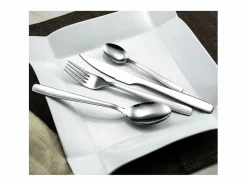 Amefa Cubierto|Cubertería de 24 piezas Hôtel - Acero inoxidable - Hoja microdentada - Colección Hôtel