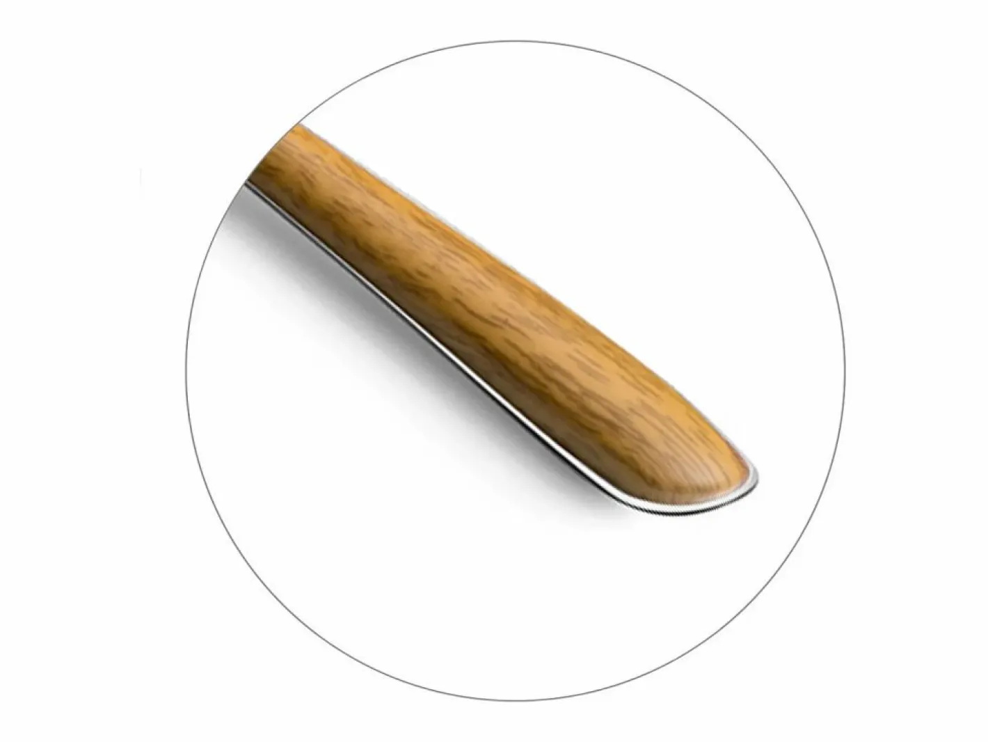 Cubertería de 24 piezas Eclat Nature en madera clara para 6 personas^Amefa Sale