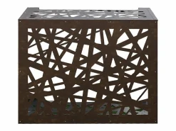 Aire Acondicionado, Ventilación|Cubierta de aire acondicionado ARTIST de aluminio corten marrón bronce (largo 86 x profundidad 44 x alto 68 cm)