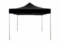 Cubierta de techo impermeable negra 3X3 para cenador plegable EG49483 de repuesto Negro New