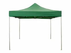 Decor Space Cubierta lateral impermeable verde de 3x2m con puerta enrollable para carpa plegable de 3x3m Blanco