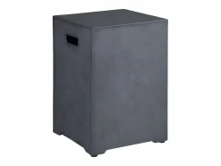 Cubierta rectangular antracita para bombona de gas en MGO - SEROZA^Vente-unique Online