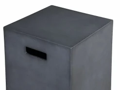 Cubierta rectangular antracita para bombona de gas en MGO - SEROZA^Vente-unique Online