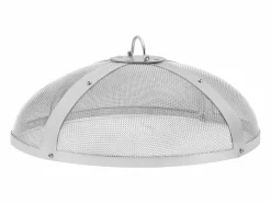 Cubierta SucceBuy de Protección Antichispas de 50.8cm, Cubierta de Acero Robusto Reforzado, Cubierta de Hogar al Aire Libre con Parte Superior de Apertura Fácil Plateado Best
