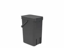 Cubo de basura Sort & Go 12L Oscuro - 109805^Brabantia Best