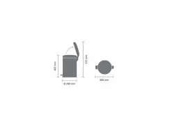 Brabantia Cubo de Basura con Pedal Newicon 20L Diseño Intemporal Antiolor Higiénico Blanco Sale