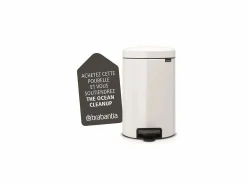 Brabantia Cubo De Basura Para Cocina|Cubo de Basura con Pedal Newicon 12L con Tapa Silenciosa y Antiodor