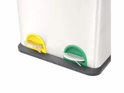 Helloshop26 Cubo de basura de acero inoxidable 36 litros 02_0006100 Gris Discount