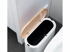 Kitchen Move Accesorios De Wc|Cubo de basura de baño de apertura a presión 10L ALDO