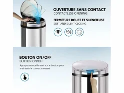 Kitchen Move Cubo De Basura Para Cocina|Cubo de basura de cocina automático 42L ARTIC