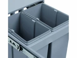 Cubo de basura de cocina ABS de 4 compartimentos 13_0002325^Helloshop26 Discount