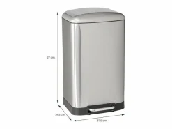 Kitchen Move Cubo De Basura Para Cocina|Cubo de basura de cocina de pedal 40L GREENWICH