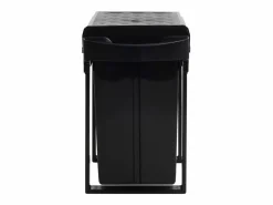 Cubo de basura de cocina extraíble con mecanismo de cierre suave 36 litros 02_0006108^Helloshop26 Outlet